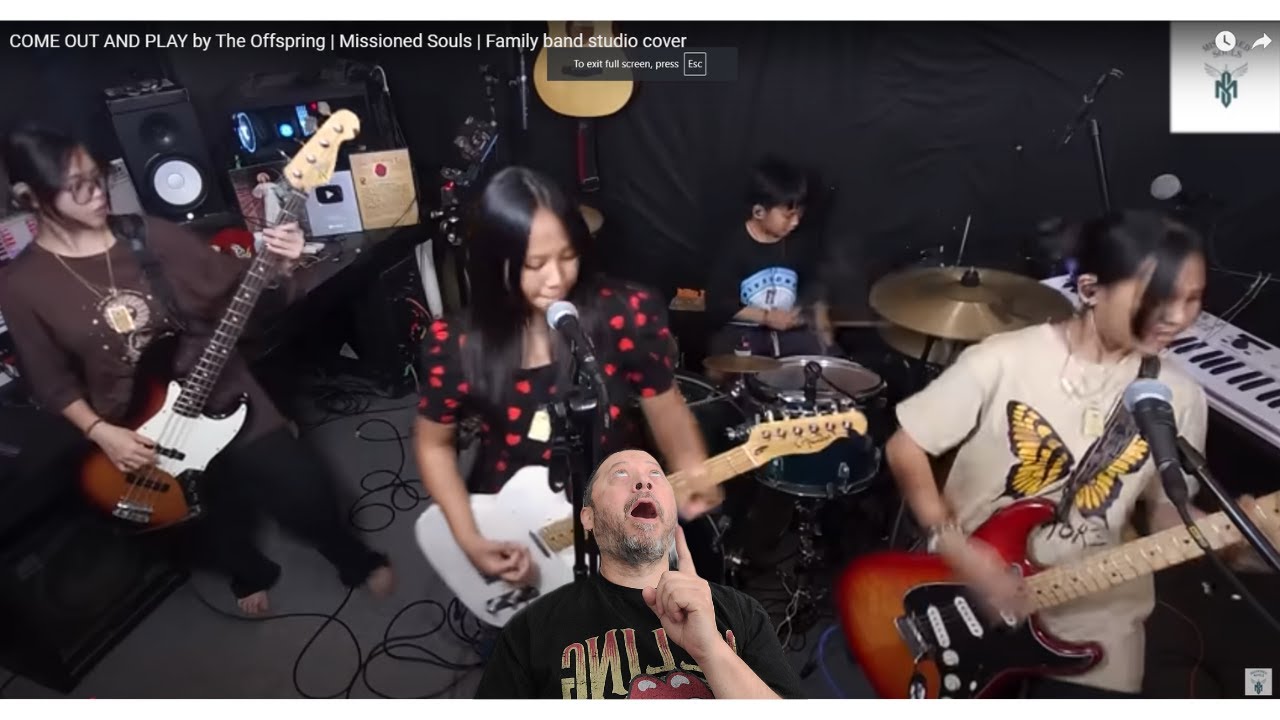 Missioned Souls Reaction Video - Come Out and Play | The Offspring COVER