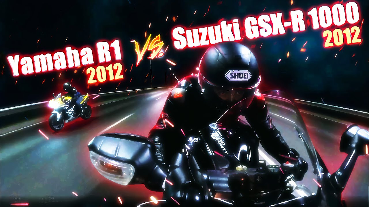 ЗАРУБА Suzuki GSX-R 1000 L2 vs Yamaha R1 vs Suzuki GSX-R 1000 K7