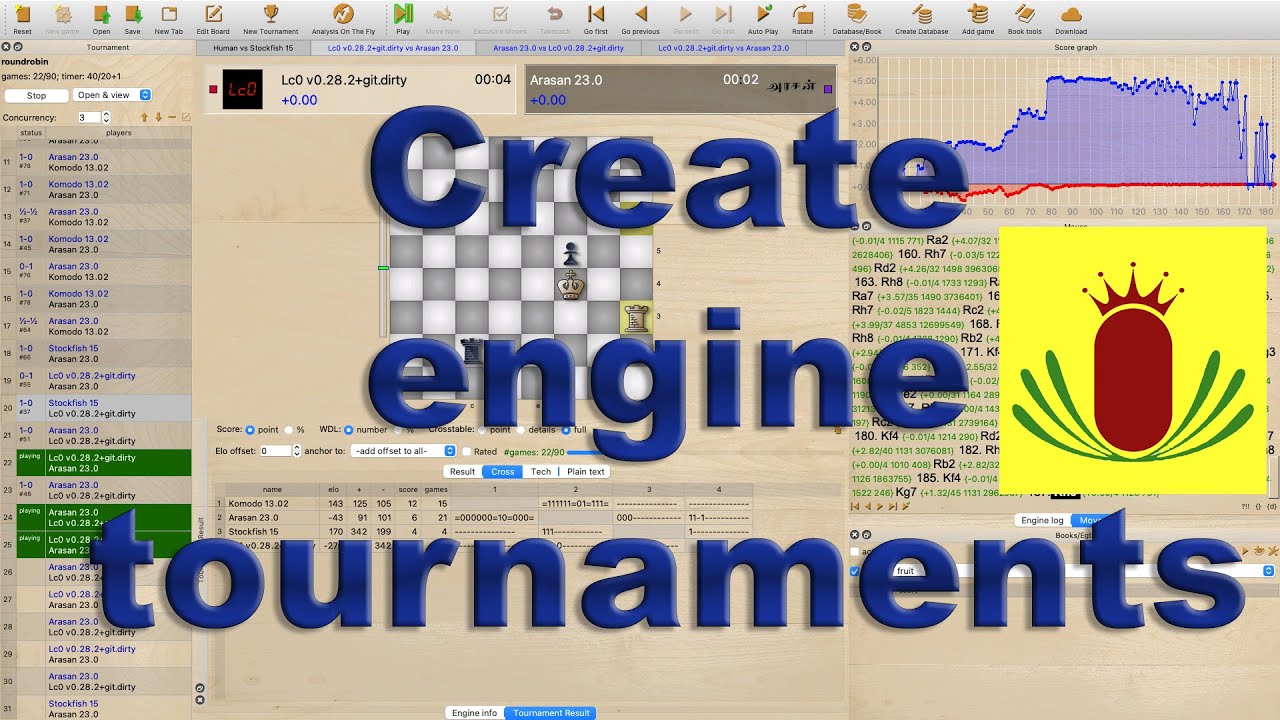 Create engine tournaments