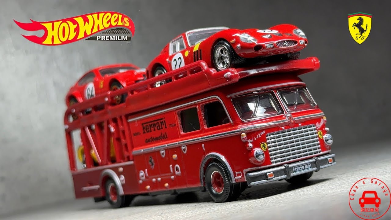 Hot Wheels Premium 2025 Team Transport - Ferrari 250 GTO Fiat 642 RN2 Bartoletti Transporter