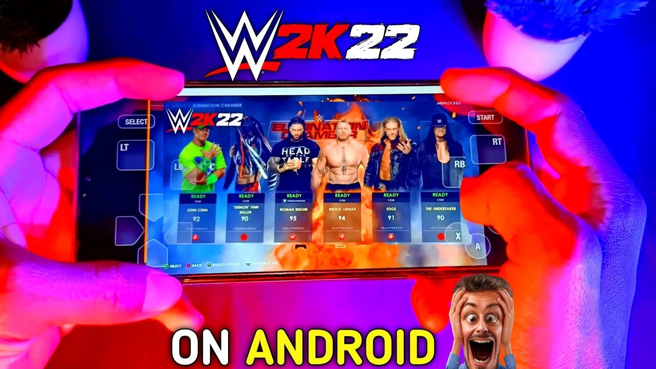 Playing WWE 2K22 ON ANDROID | WWE 2K22 ANDROID GAMEPLAY 😱#2