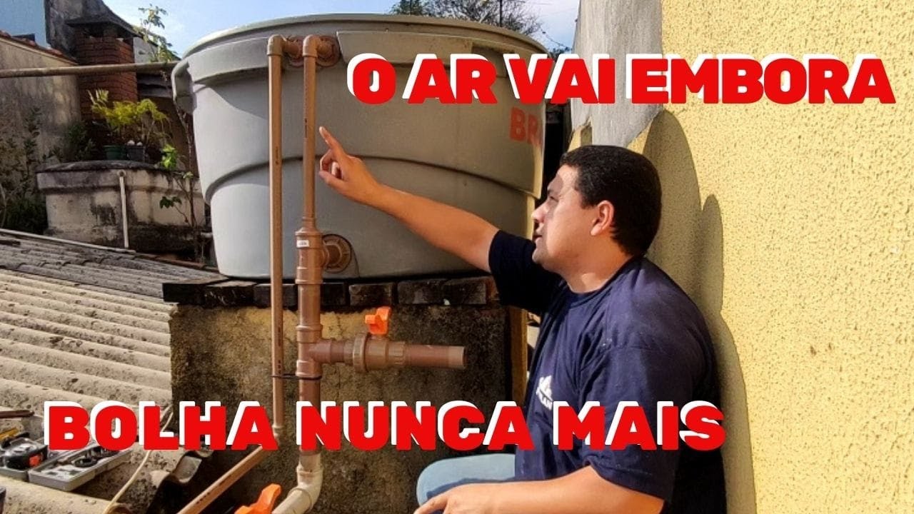 BOLHA DE AR NO ENCANAMENTO NUNCA MAIS. CAVITAÇÃO??? Como evitar entrada de ar na tubulação.