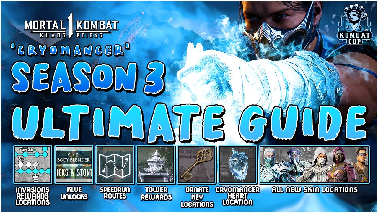 MK1 Season 3 Guide: Invasions Maps, Skins, Klues, Towers & More (S11)