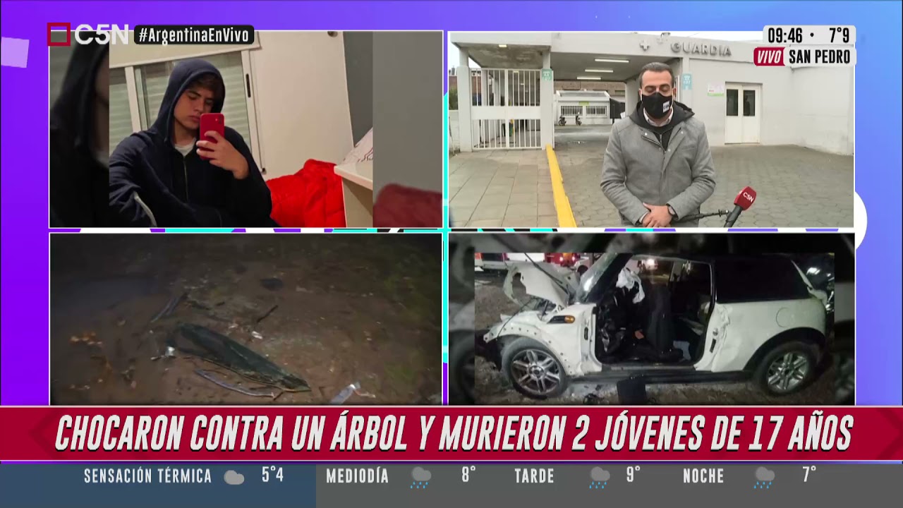TRÁGICO ACCIDENTE en SAN PEDRO: 2 JÓVENES MUERTOS y 3 HERIDOS de gravedad