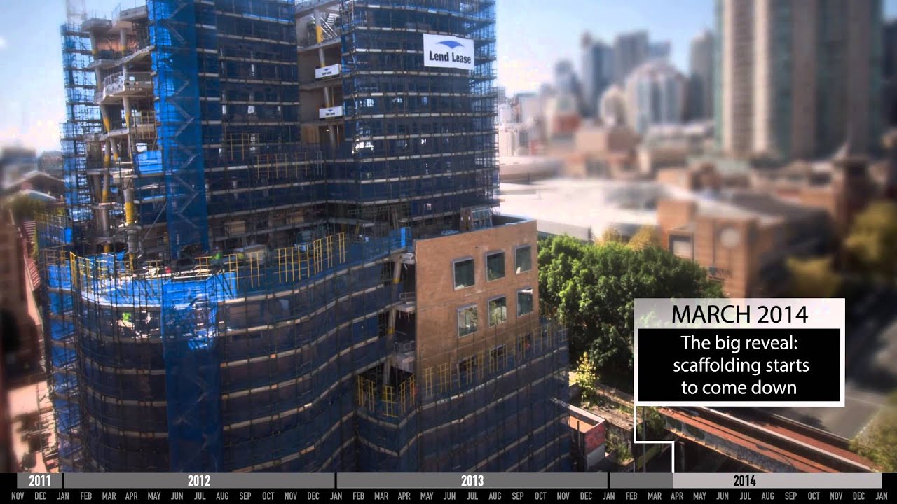 The makings of a new Sydney landmark - UTS's Dr Chau Chak Wing Building designed by Frank Gehry