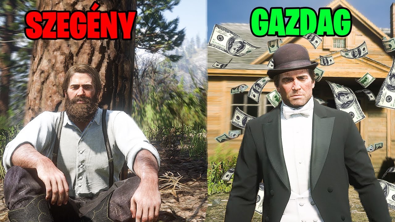 100 Nap alatt Szegényből gazdag lettem a Red Dead 2 ben