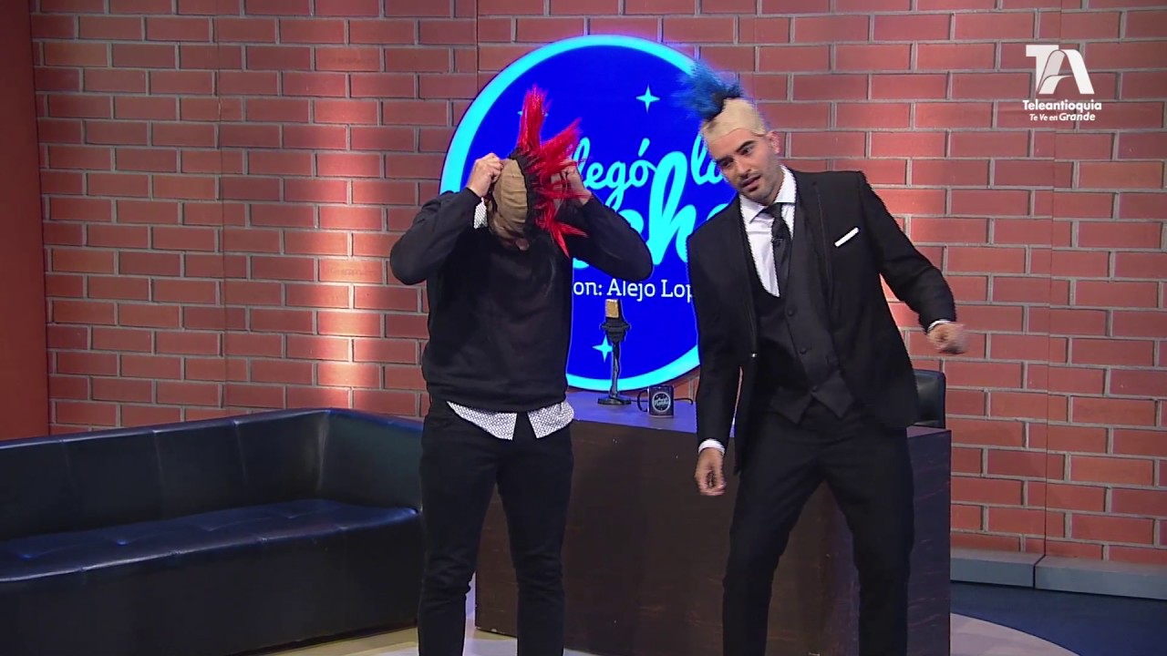 Santiago Alarcón y Alejo Lopera bailan canción de  El man es Germán | Llegó la Noche