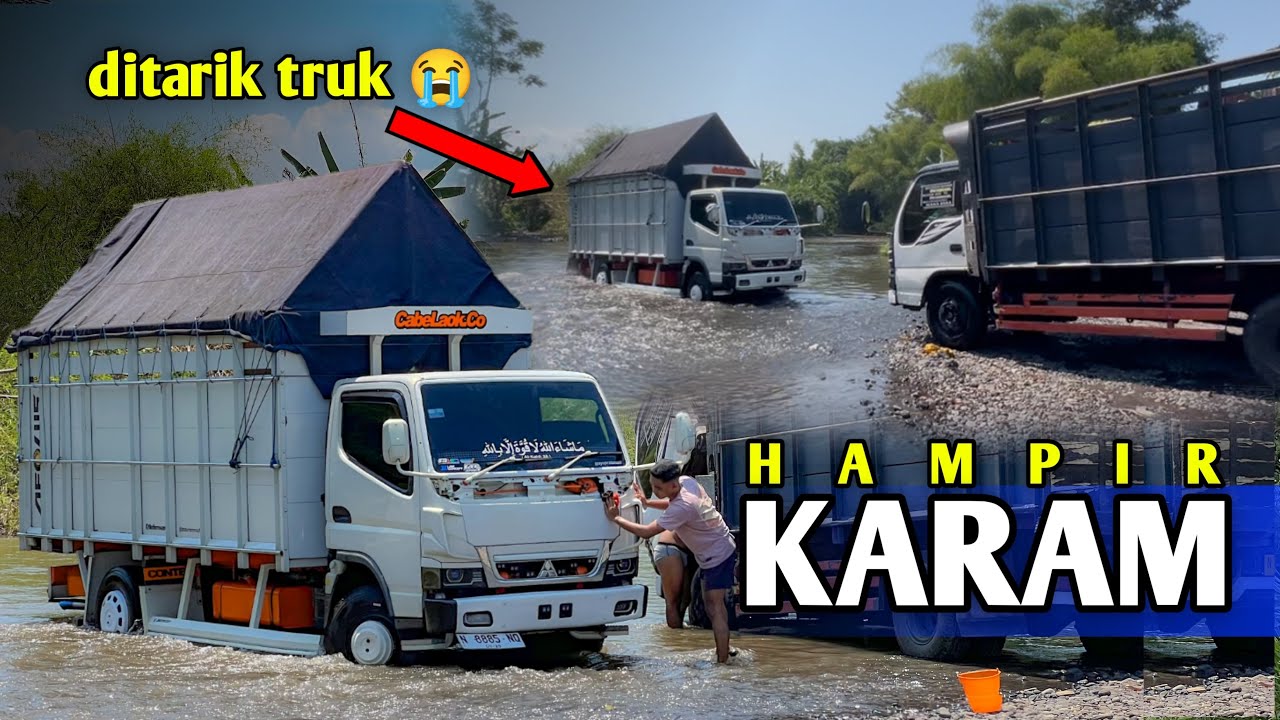Hampir tenggel4mm ‼️ Nyuci di sungai berujung amblessss 😭 (Mas izzil project) 