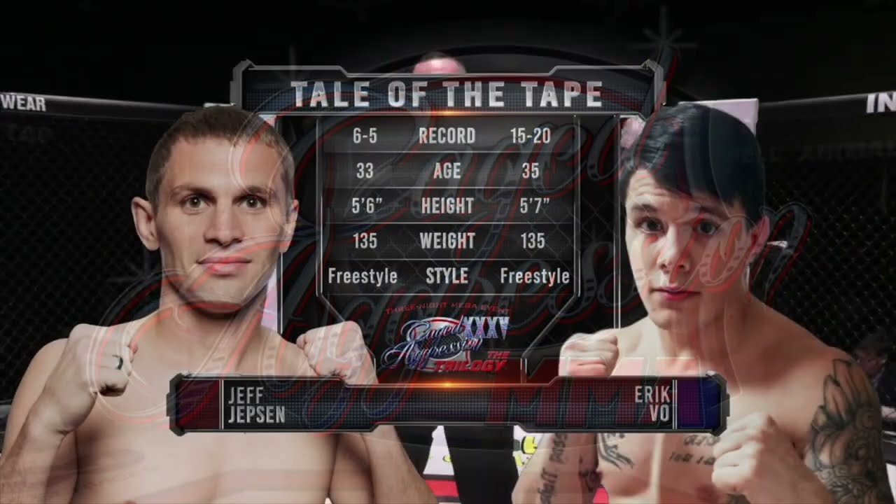 Jeff Jepsen vs Erik Vo - Caged Aggression XXXV 