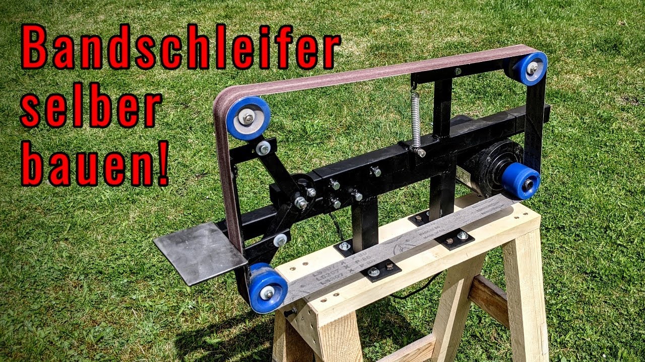 Bandschleifer selber bauen | DIY belt grinder | Subtitled