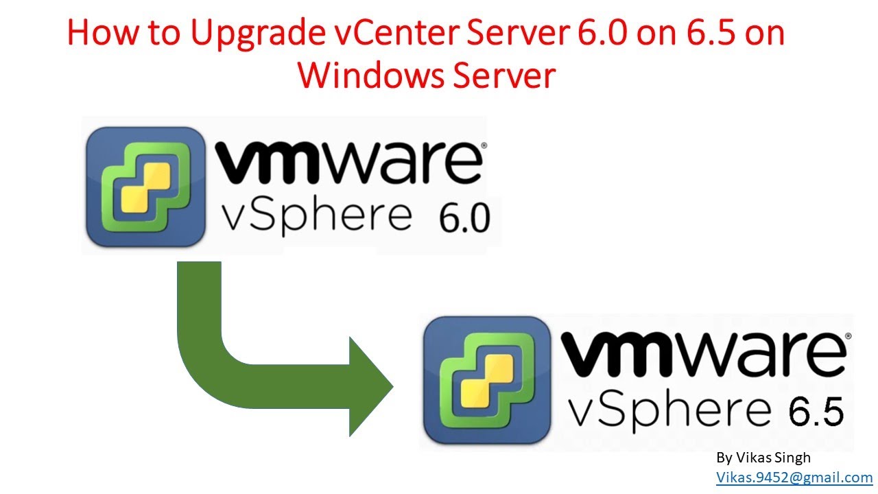 How to Upgrade vCenter Server 6.0 to 6.5 on Windows Server Step by Step
