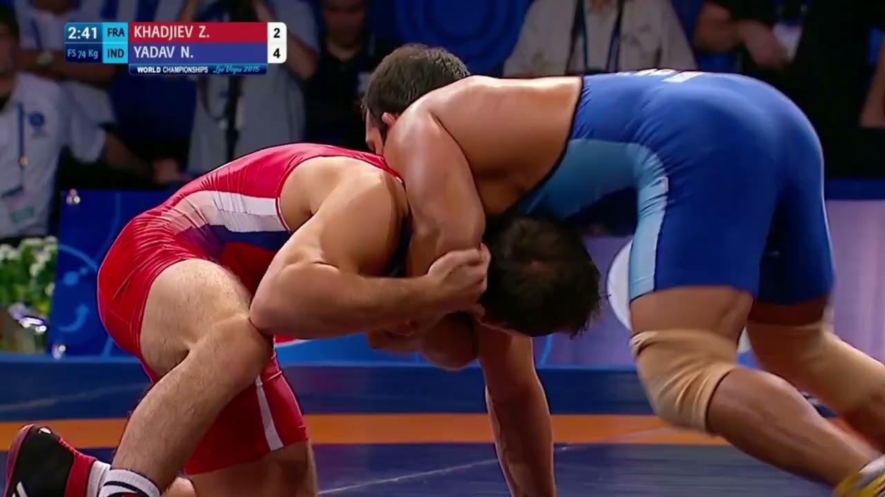 Narsingh Yadav's Epic Victory at World Wrestling Championship | 74kg Freestyle Champion 🏆🇮🇳