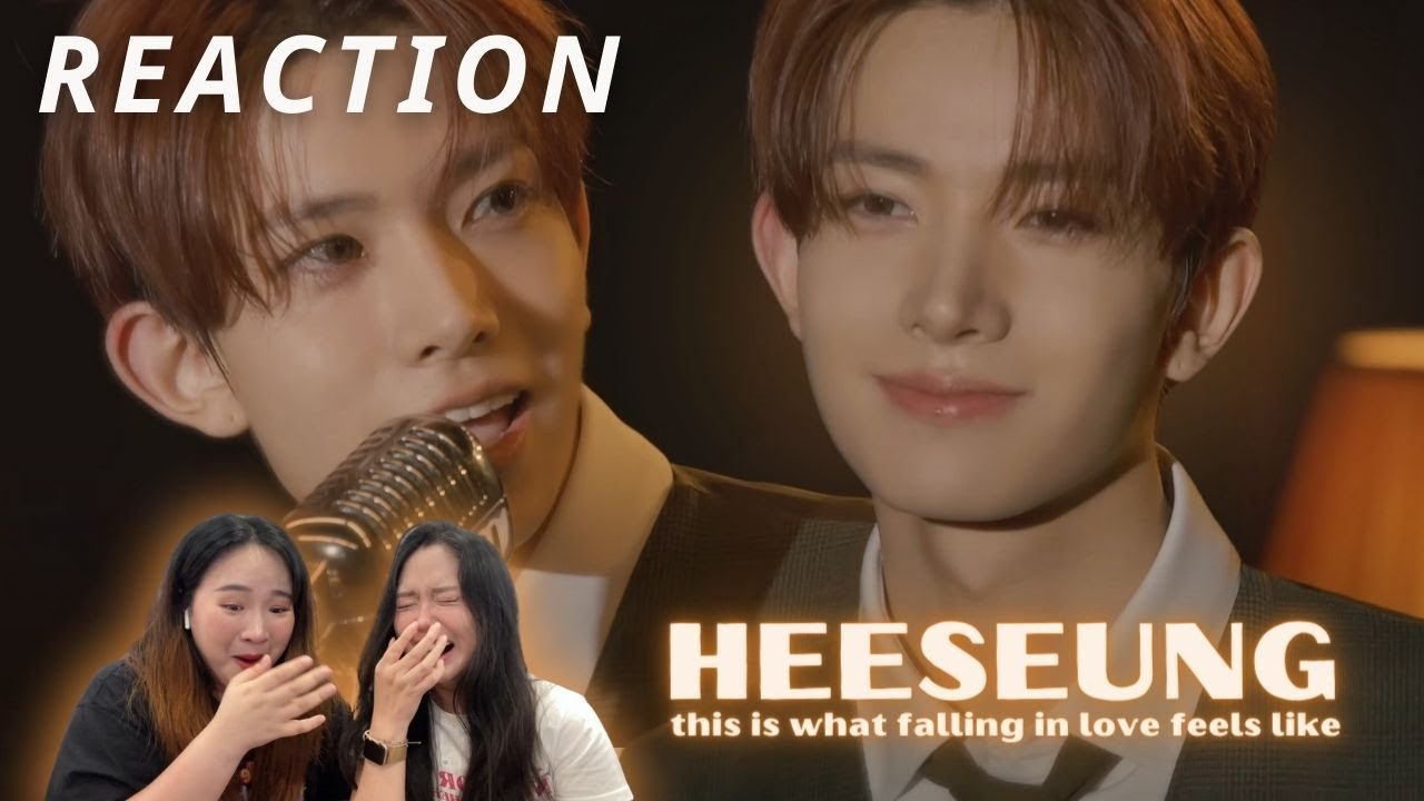 [REACTION] ENHYPEN HEESEUNG - this is what falling in love feels like (JVKE)