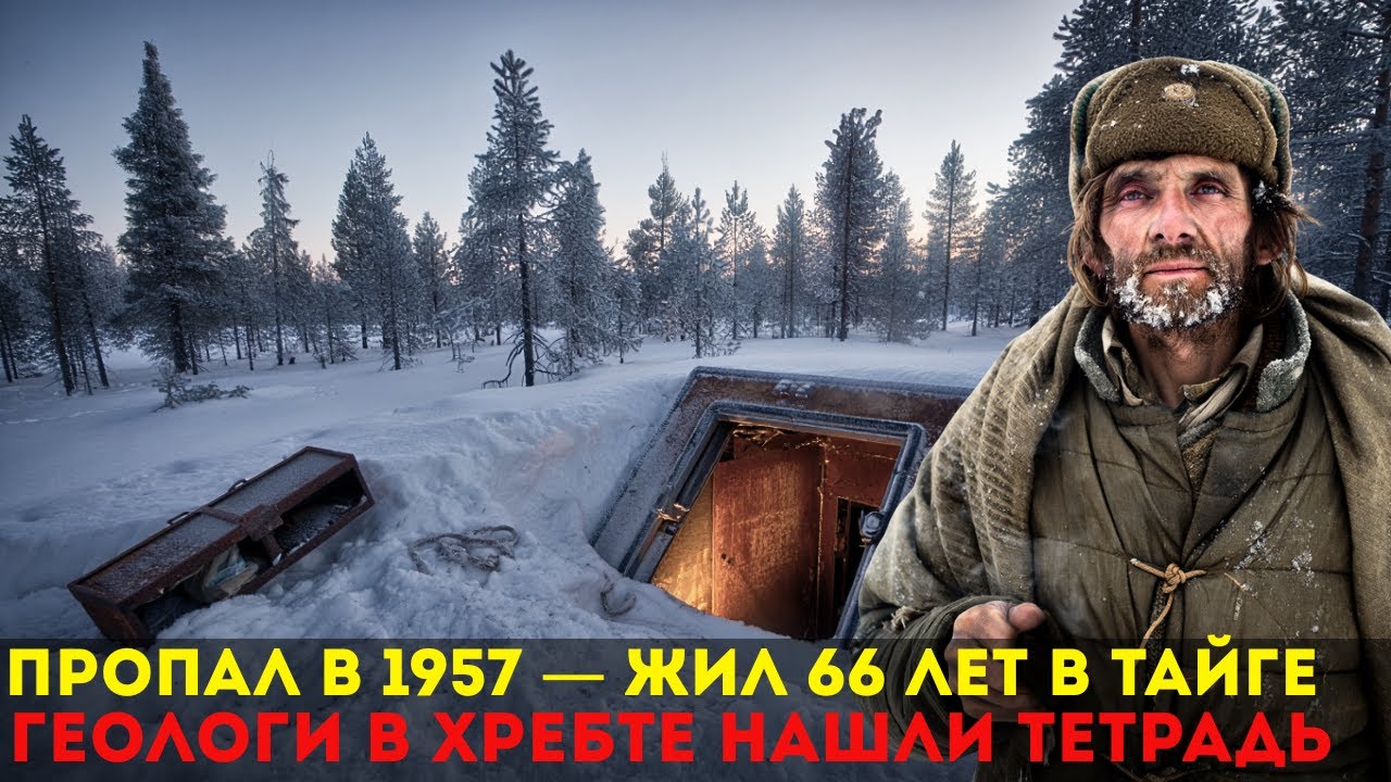 66 лет в секретном бункере СССР в Тайге. Последняя запись в тетради шокирует