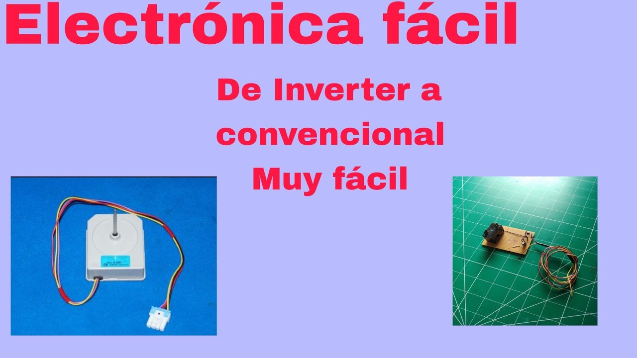Dispositivo Para convertir neveras Inverter a convencional,motor cuatro cables. ¿funciona ?