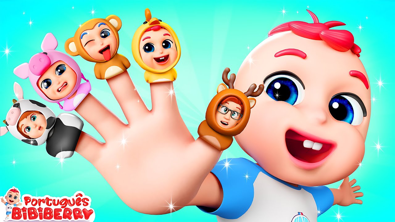 Finger Family 🖐 Família de dedos - Músicas Infantis  | BiBiBerry em Português
