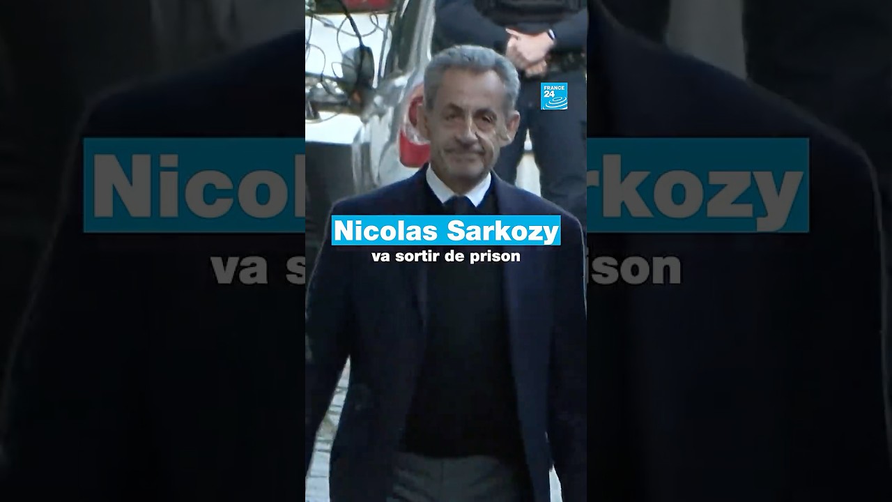 Nicolas Sarkozy va sortir de prison apr&egrave;s vingt jours d'incarc&eacute;ration &bull; FRANCE 24