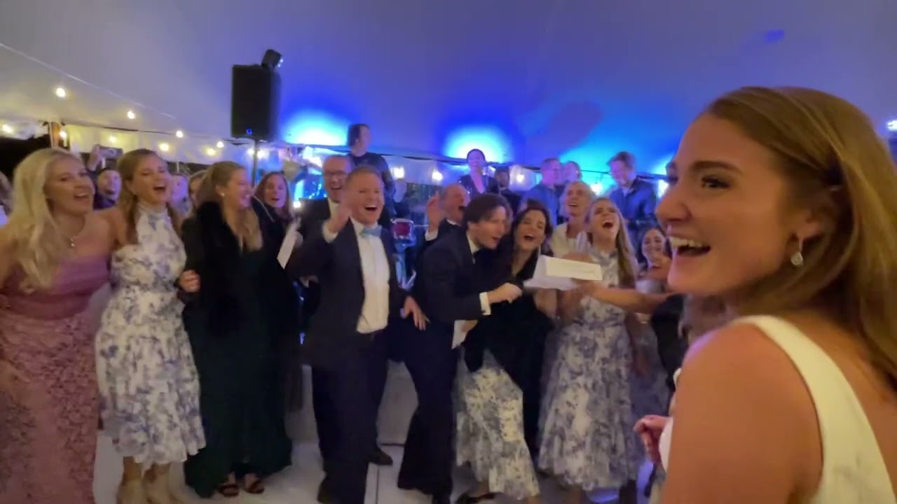 Sweet Caroline surprise wedding serenade!