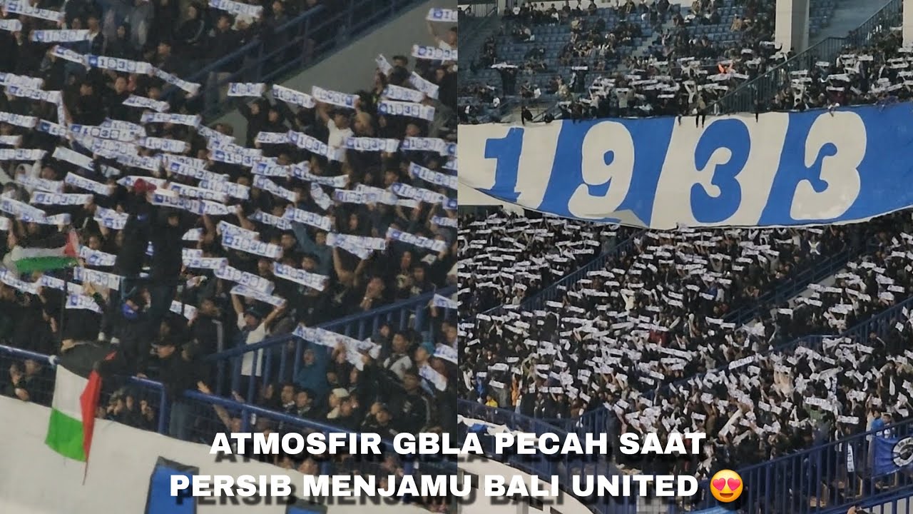 MERINDING!! FULL KOREO NORTHERN WALL!! ATMOSFIR GBLA PECAH SAAT MATCH PERSIB MELAWAN BALI UNITED 2-1