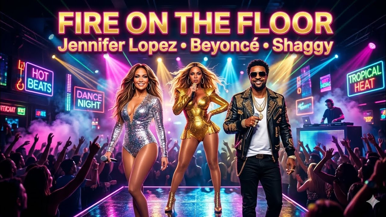 🔥 FIRE ON THE FLOOR – Jennifer Lopez, Beyoncé & Shaggy [Official Music Video