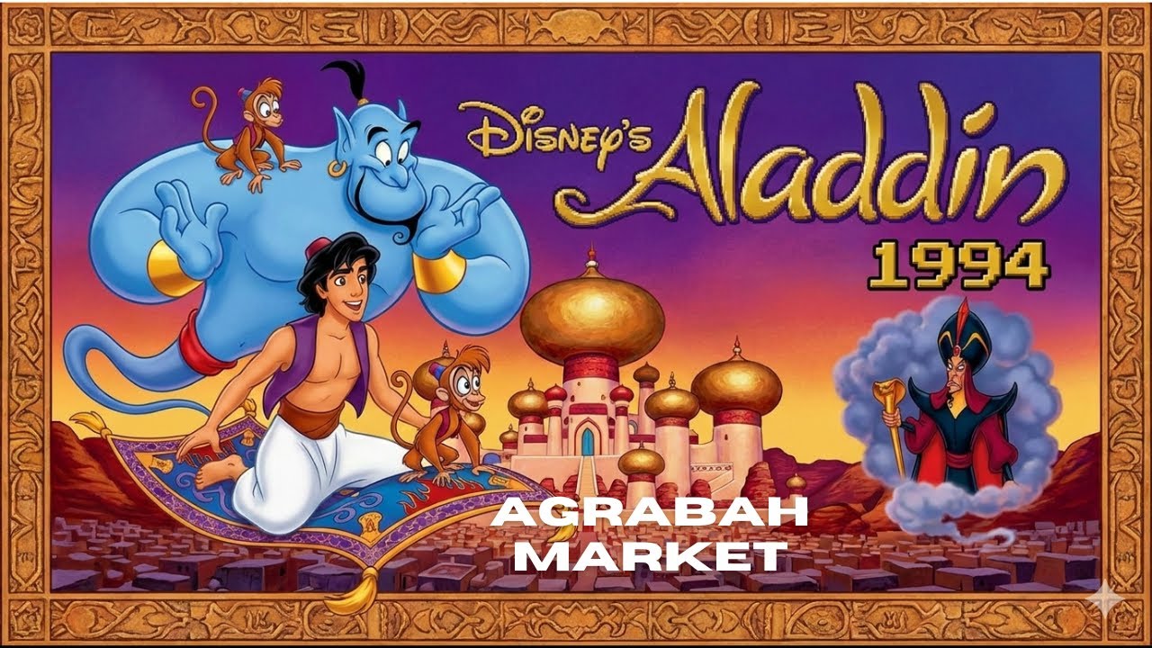 Disney's Aladdin 1994 part 1 - Agrabah Market✨