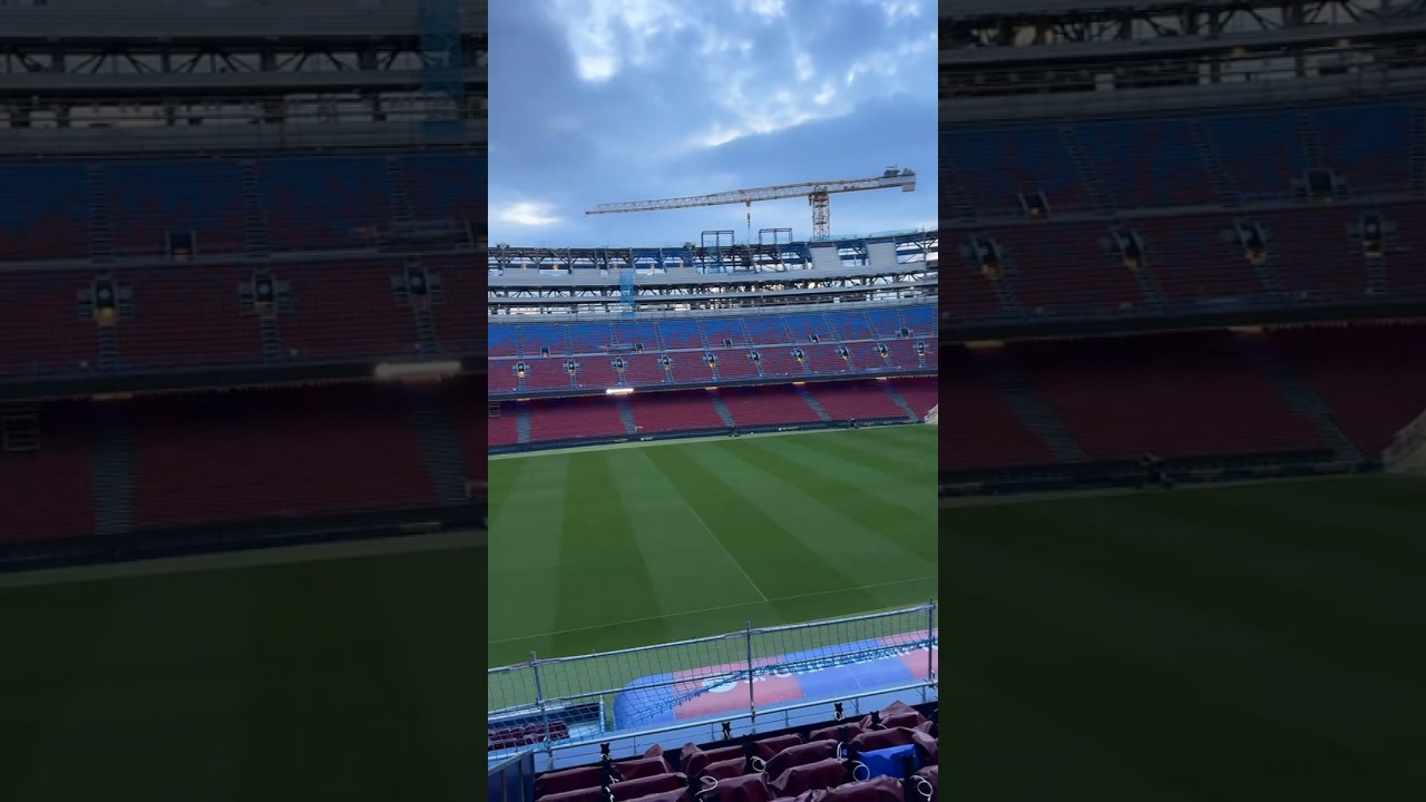 Today Morning Camp Nou update 14/10/2025 🏟️❤️💙 #campnou #footballstadium #barcelona #stadium #