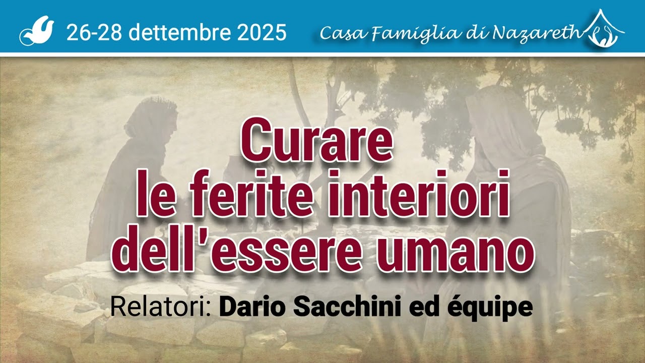 CURARE LE FERITE INTERIORI DELL'ESSERE UMANO