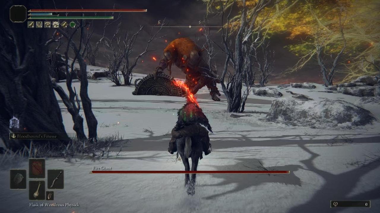 Bloodhound's Fang vs. Fire Giant