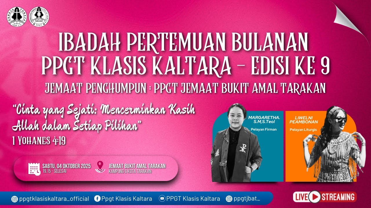 PERTEMUAN BULANAN EDISI KE-IX PPGT KLASIS KALTARA