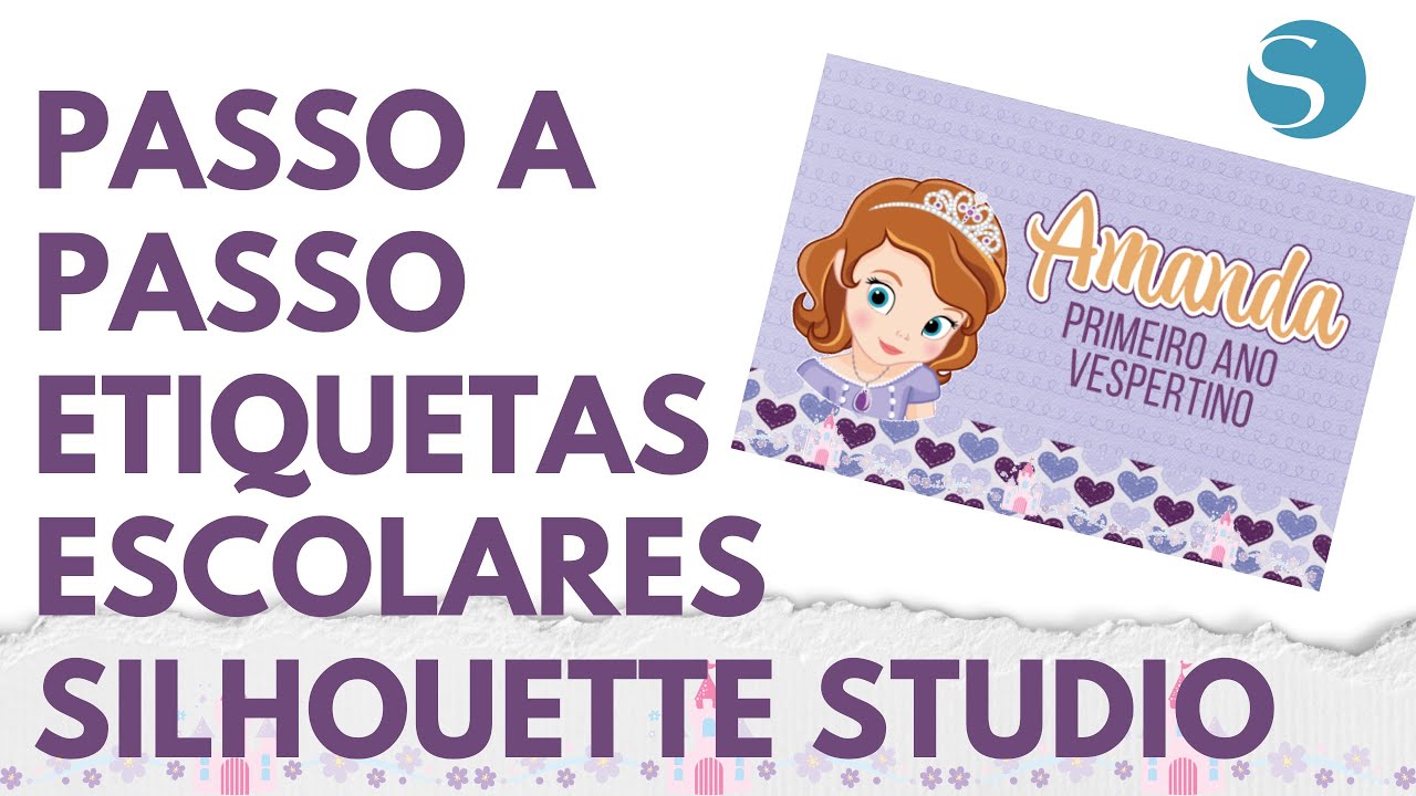 Etiquetas Escolares Personalizadas com o Silhouette Studio! 🏫✂️