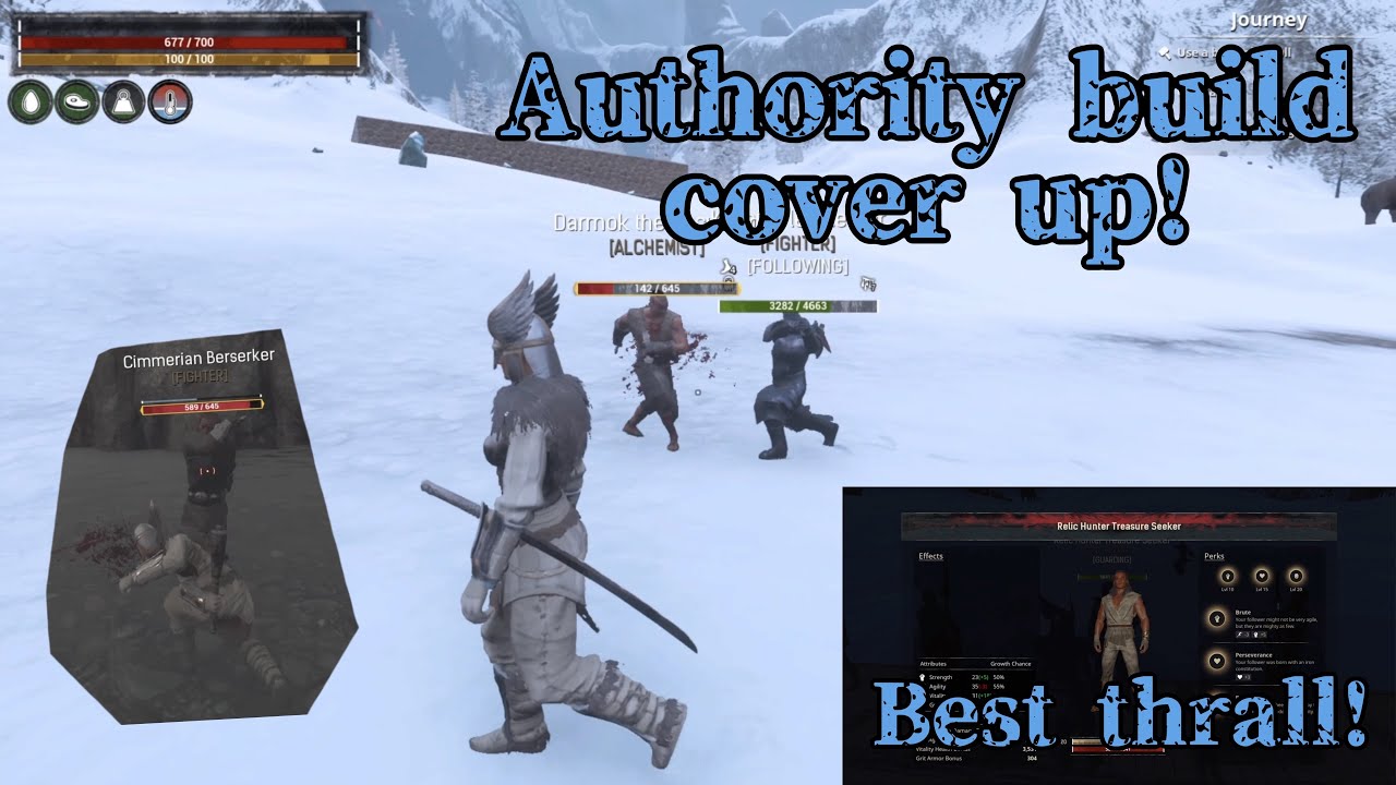Authority and Thralls Cover up! Tips with Train #2