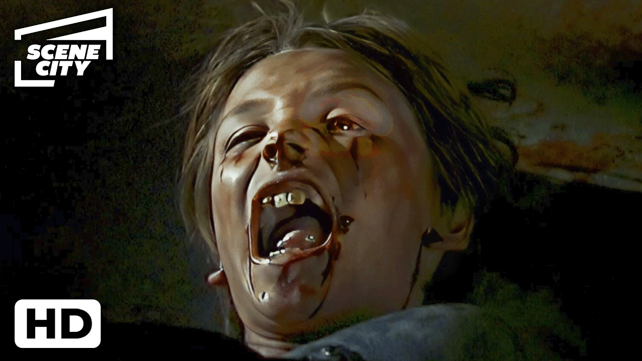 Jim Faces an Infected Child at a Desolate Gas Station | 28 Days Later (Cillian Murphy)