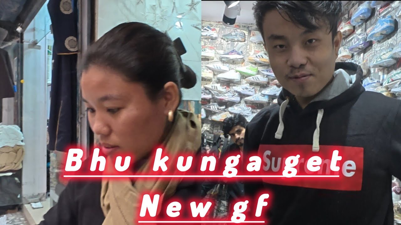 we went to settlement office again n bhu kunga shopping 