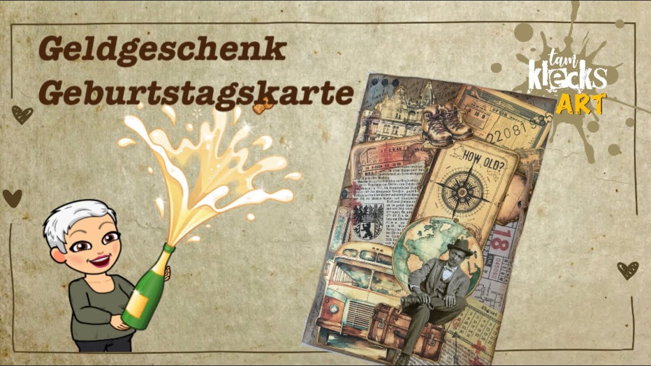 Geldgeschenk Geburtstagskarte