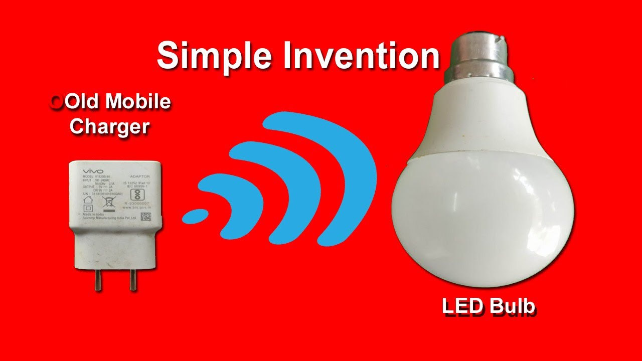 LED Buld With Old Mobile Charger 2022 || Simple Invention With Old Mobile Charger #ledbulb