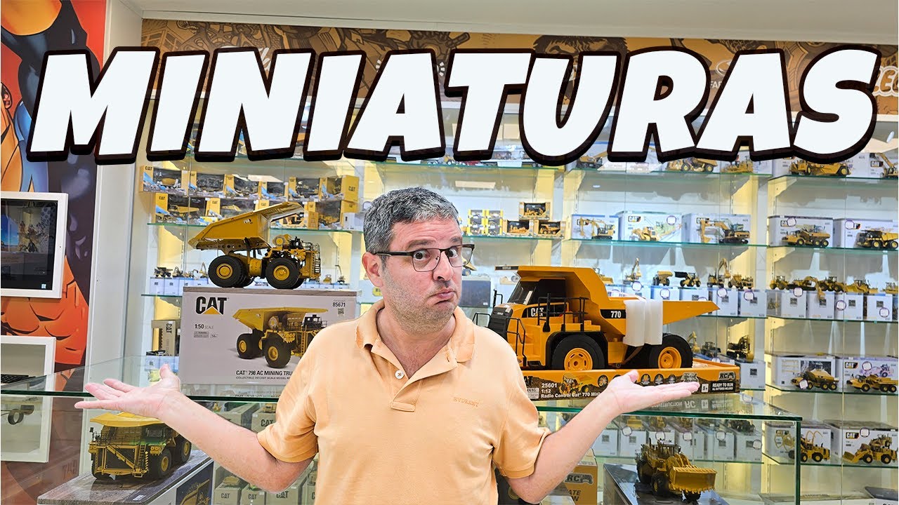 Encontrei Miniaturas RARAS da Caterpillar a partir de $24 no Paraguai!
