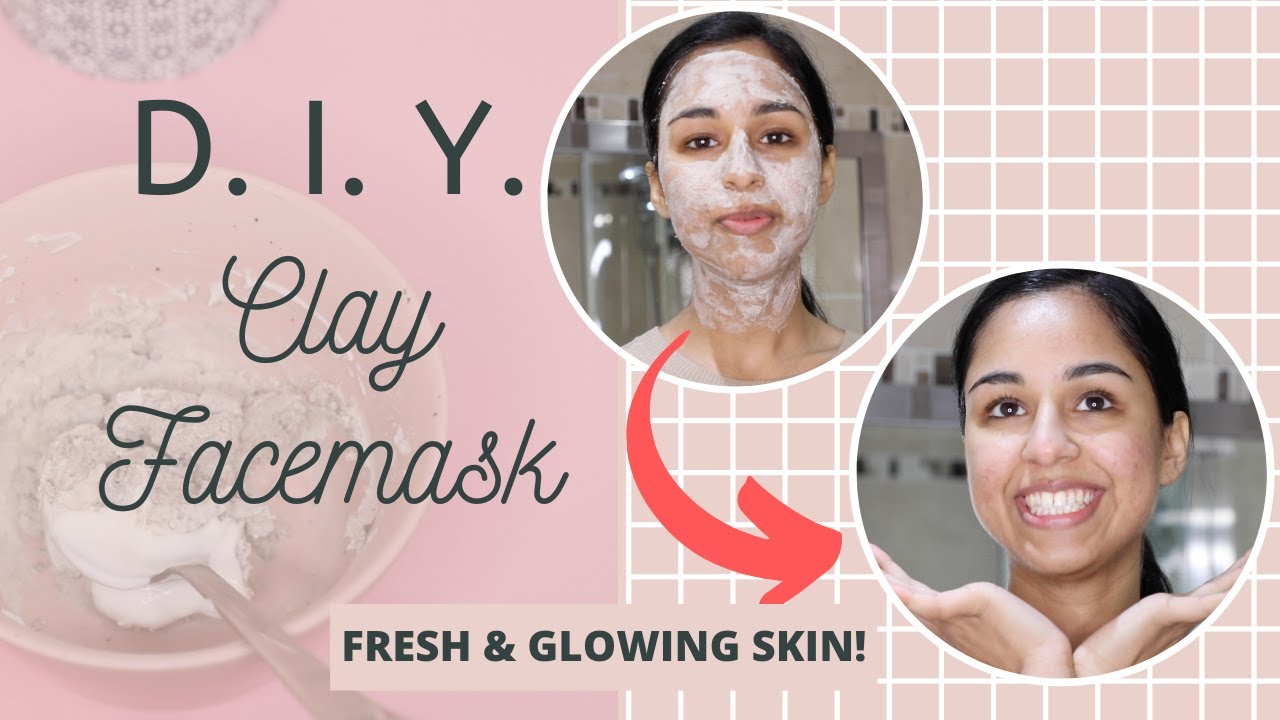 DIY CLAY DIY FACEMASK - TO ACHIEVE ACNE FREE SKIN - GLOWING SKIN - DEEP CLEANSE