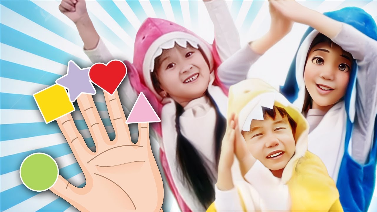 Baby Shark Shapes Finger Family  | DoReMi Kids Songs