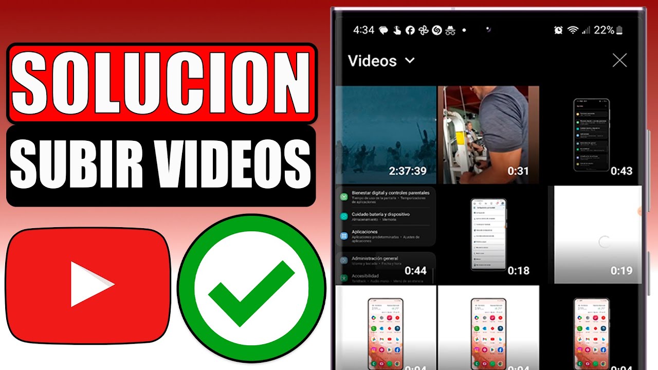 ✅No puedo subir videos a youtube desde mi celular | SOLUCION