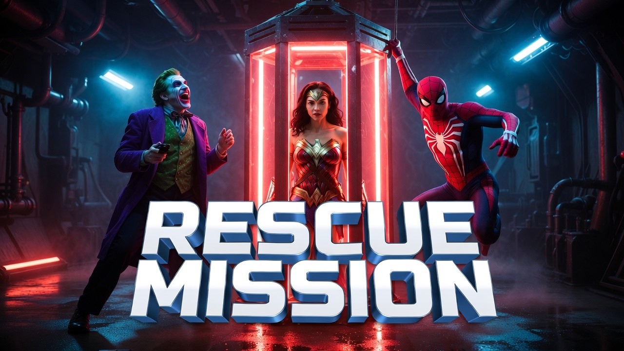 Joker's Desperate Plan to Capture Wonder Woman EXPOSED! 😱 A Cinematic Spider Man Battle