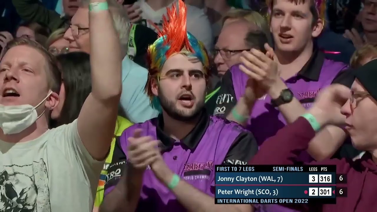 Jonny Clayton v Peter Wright | International Darts Open 2022 | Semi Final