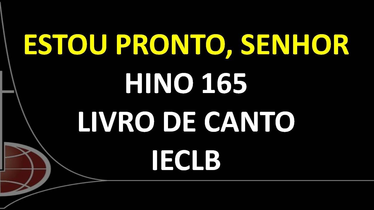 Estou pronto senhor
