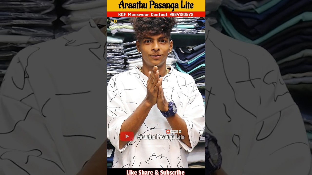 KGF Menswear Latest Offer 🤩 Pullingo Open Talk 💥 Araathu Pasanga Lite 💥 #kgf #kgfmenswear #rh