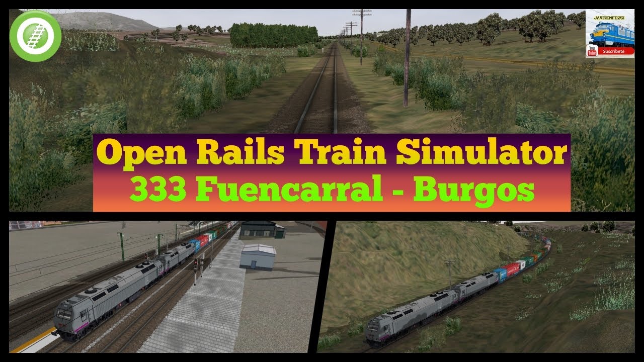 Train Simulator Open Rails 🚂 Renfe 333 Fuencarral - Burgos