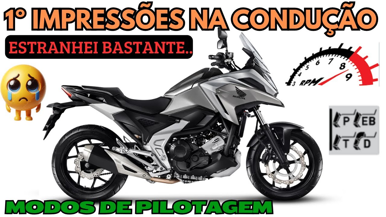 NC750x 2025 DCT Primeiras Impressões Não Foram Muito Boas Pilotagem Cambio Automático Maual #nc750x