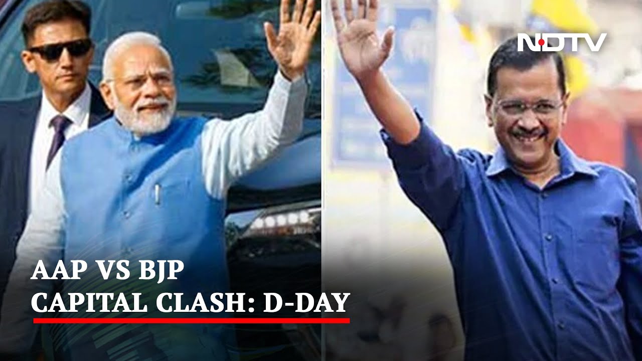 BJP Moves Ahead Of AAP In Early Leads For Delhi Civic Polls