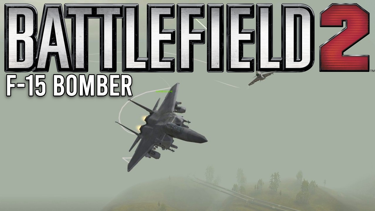 Battlefield 2 в 2026 году - бомбардировщик F-15 на нефтяных месторождениях Дацина
