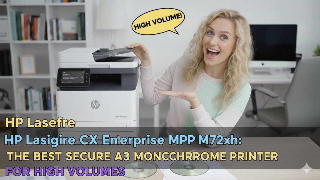 HP LaserJet Enterprise M712xh: The Best Secure A3 Monochrome Printer for High Volumes