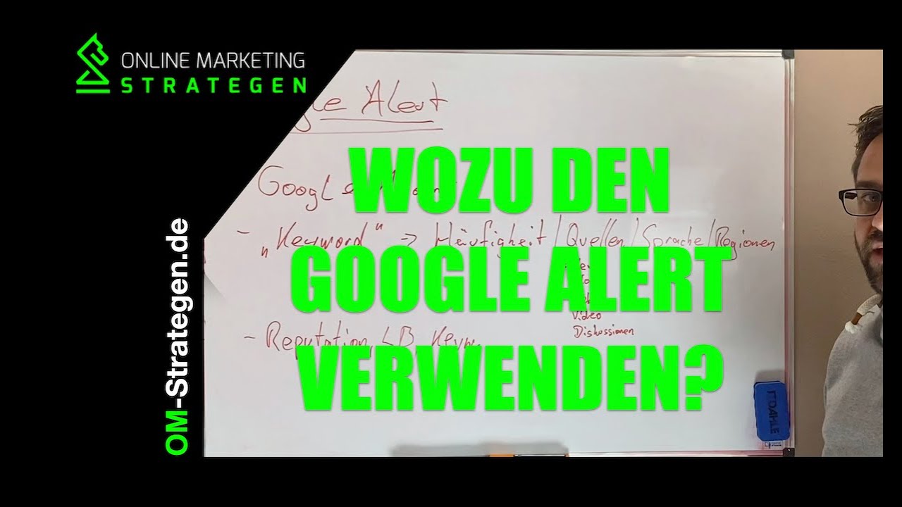 Google Alert f&uuml;r dein Marketing nutzen