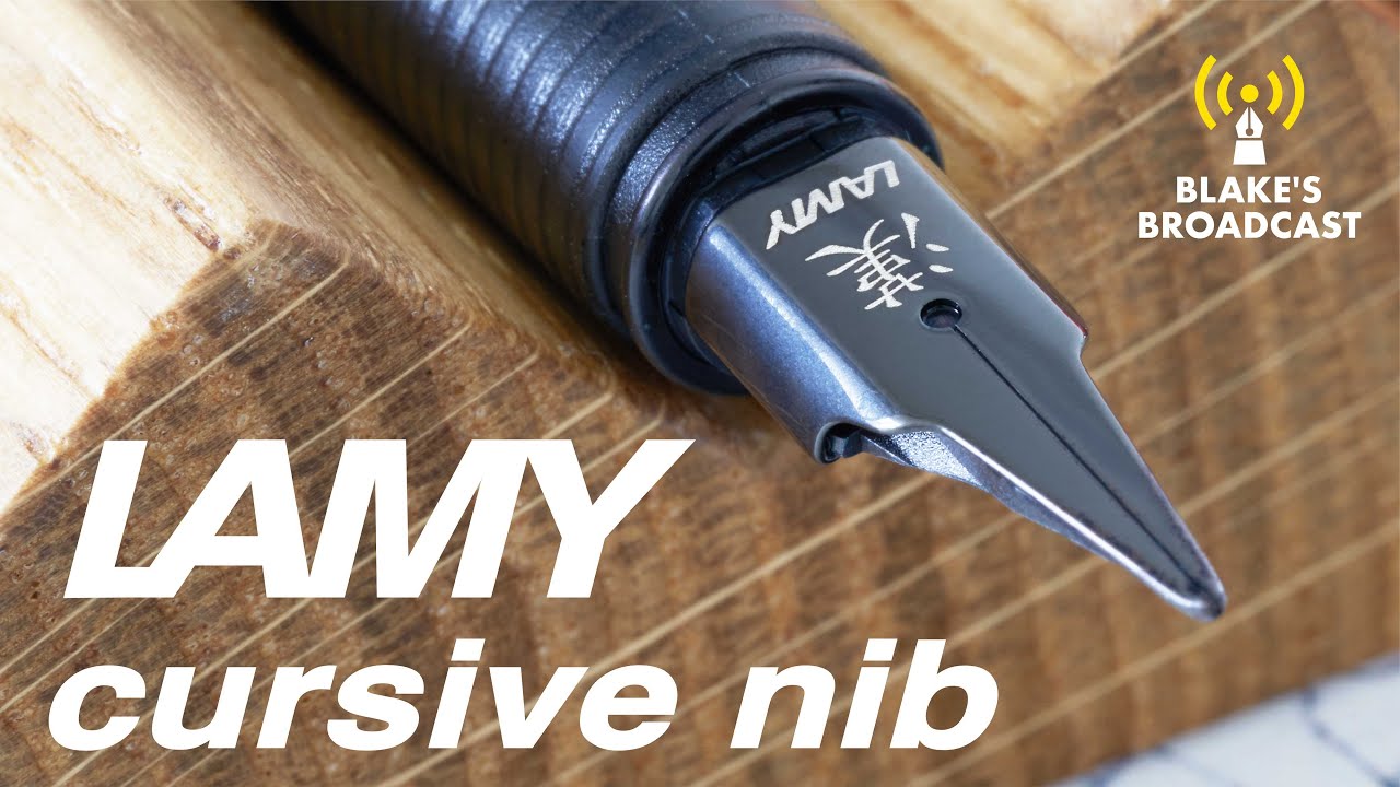 Lamy Cursive Fountain Pen Nib Review | Lamy Architect Style Nib